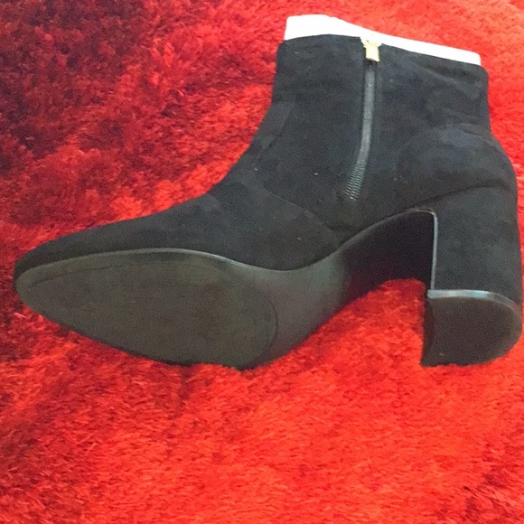 Unisa Black Fabric Ankle Boots - Picture 8 of 14